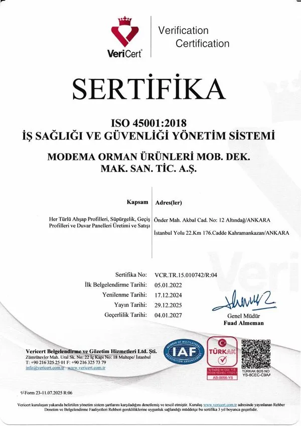 İş Sağlığı ve Güvenliği Yönetim Sistemi — kapak